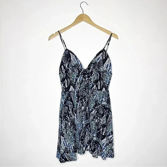 NBD Only Way Dress in Blue & Green Size Small Mini Dress Revolve - Picture 5 of 6